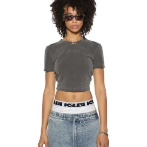 1999 plus baby ss tee charcoal