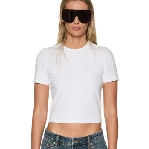 1999 plus baby tee white